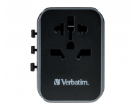 VERBATIM Adapter podróżny UTA-03 49545 180 krajów, ładowarka PD 30W, QC 3.0 3x USB-C , 2x USB-A KAE1CVEWXX05 - 1192948 - zdjęcie 3